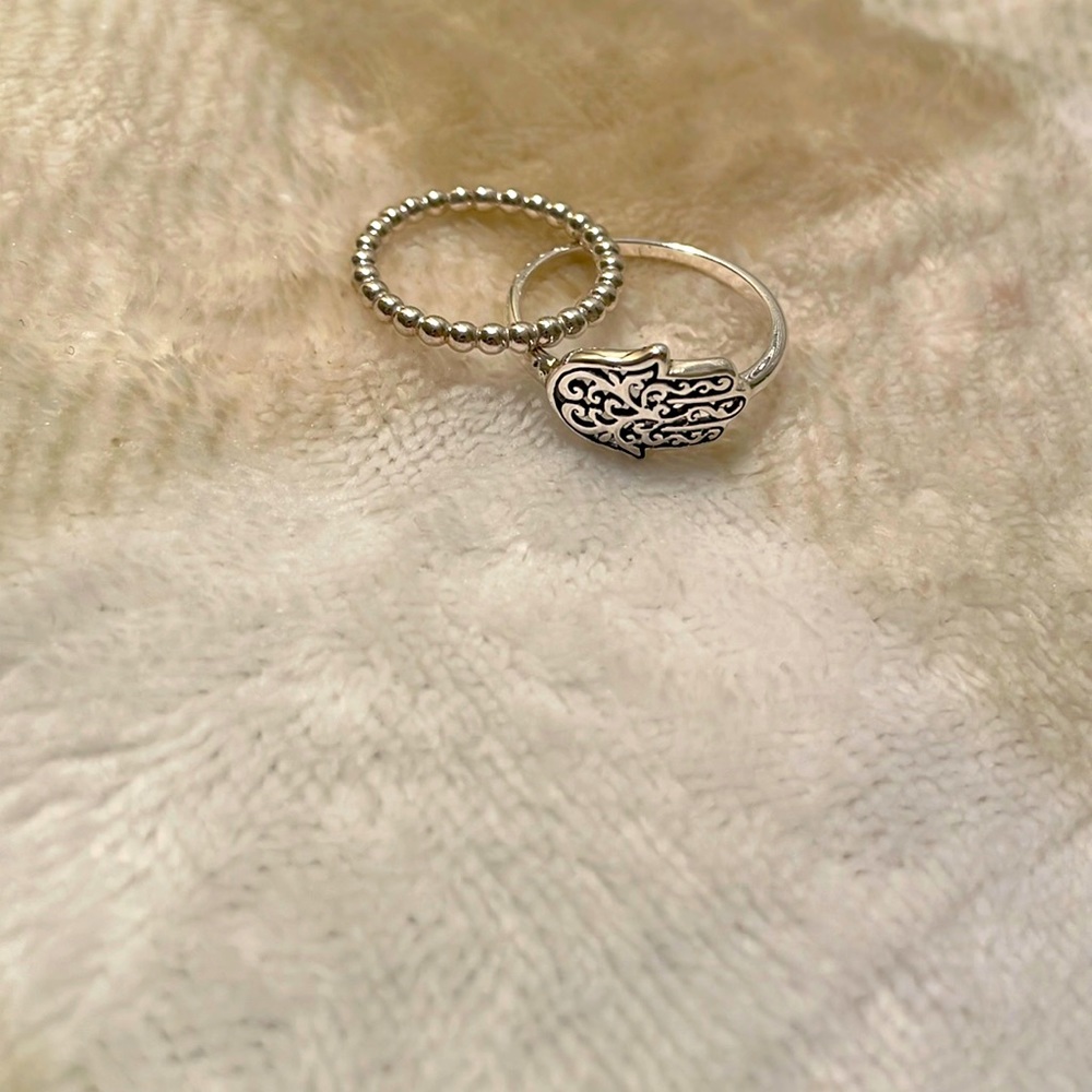 Sterling silver rings bundle